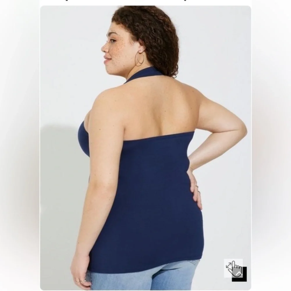 New Torrid‎ Disney Americana Mickey Mouse Foxy Sleeveless Halter Top